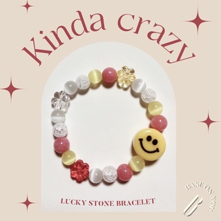 BASE ON YOU - Lucky stone bracelet : KINDA CRAZY (กำไลข้อมือหินนำโชค)