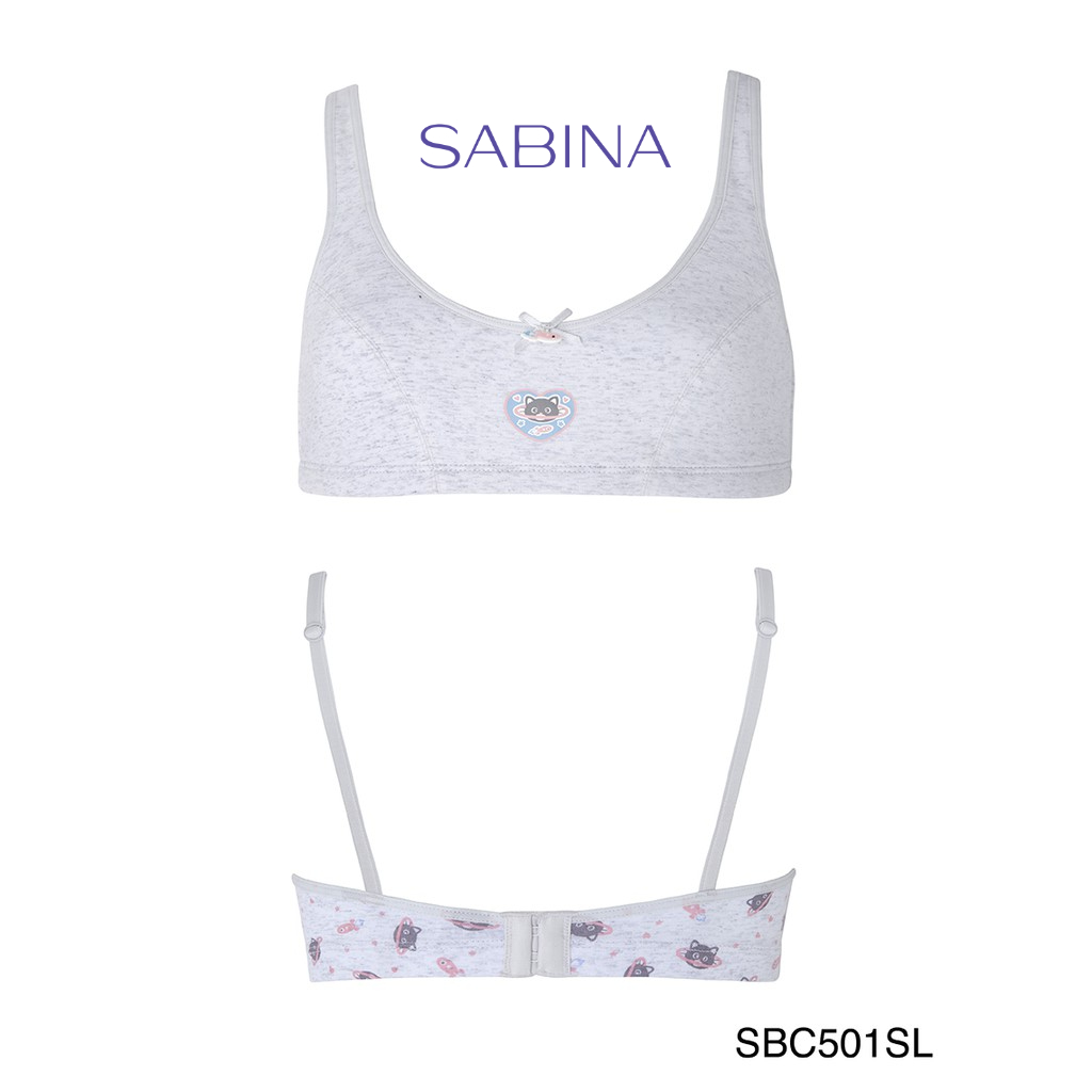 Sabina เสื้อชั้นใน รุ่น Cool Teen Collection Play in Space  รหัส SBC501SL สีเทาอ่อน