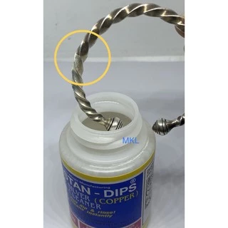 ถูก และ ดี !! INSTAN-DIPS ของแท้ ของใหม่ น้ำยาทำความสะอาดเครื่องเงิน บรรจุ 1 ขวด แค่จุ่ม 2-5 นาที ชิ้นงานสดใส