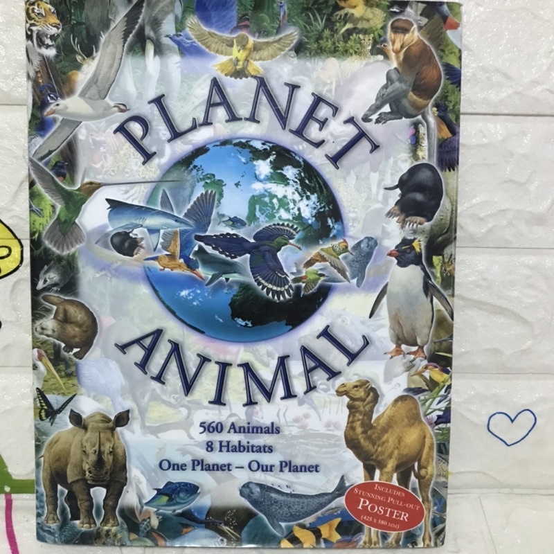 PLANET ANIMAL หนังสือความรู้ปกแข็งมือสอง-af3/1