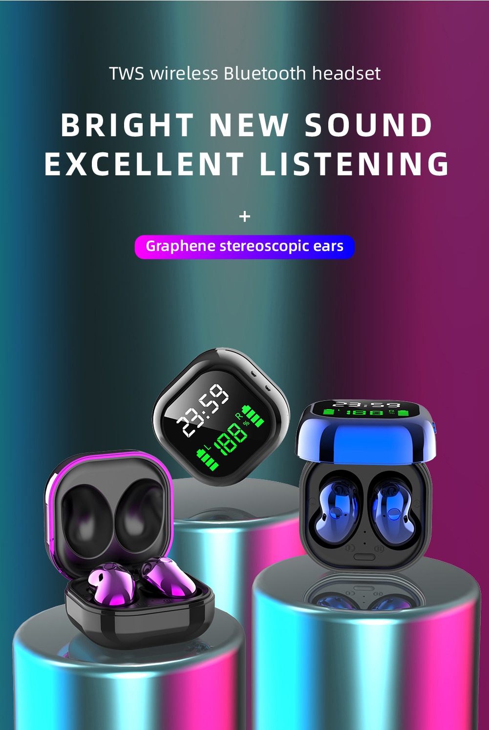 stereo 5.1 true wireless earbuds