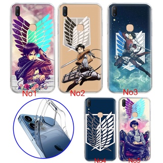 3no เคสโทรศัพท์มือถือแบบนิ่ม ลายอะนิเมะผ่าพิภพไททัน สําหรับ VIVO Y22s Y16 Y02 Y01 Y02S V25 V25E X80 Pro