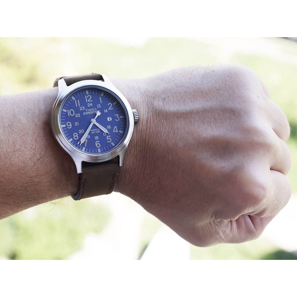 Timex TM-TW4B06400 edition Scout นาฬิกาข้อมือผู้ชาย สีน้ำตาล 2Yj3