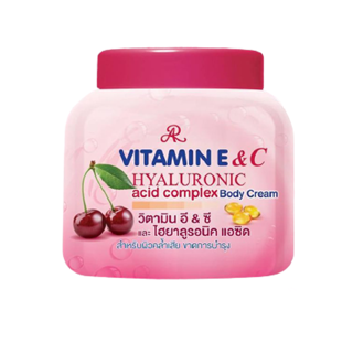 ครีมวิตามิน E&amp;C ผสม ไฮยาลูรอนิค 200 กรัม VITAMIN E &amp; C HYARURONIC ACID COMPLEX BODY CREAM