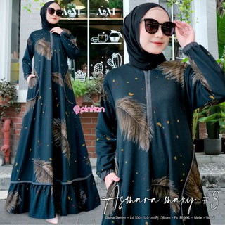 Asmara MAXY #ชุดเดรส 3 มิติ DIANA DENIM // Shari เสื้อผ้ามุสลิม // SYARI BUSUI Party GAMIS