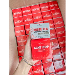 ครีมชาขาว Colla Rich White Tea Intensive Soft Cream 10 g. คอลล่า ริช ครีมชาขาว  (แถมสบู่!!)