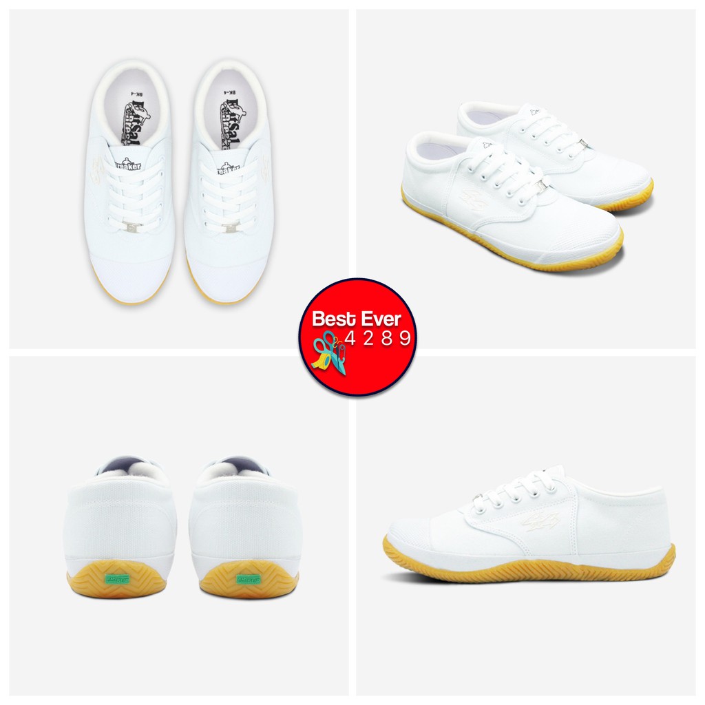 BreakerBK4 รอบเท้าผ้าใบนักเรียน (แจ้งไซส์รองเท้าในแชทค่ะ) **แบบปักชื่อ รบกวนชำระเงินเลยค่ะ ไม่รับเก็บเงินปลายทาง**