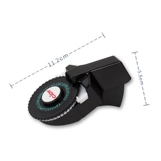 เทปฉลากพลาสติก PVC ลายนูน 9 มม. X3 ม. 3 ม้วน พร้อมเทปฉลาก 3D สําหรับเครื่องพิมพ์ MOTEX E101 1 ชิ้น