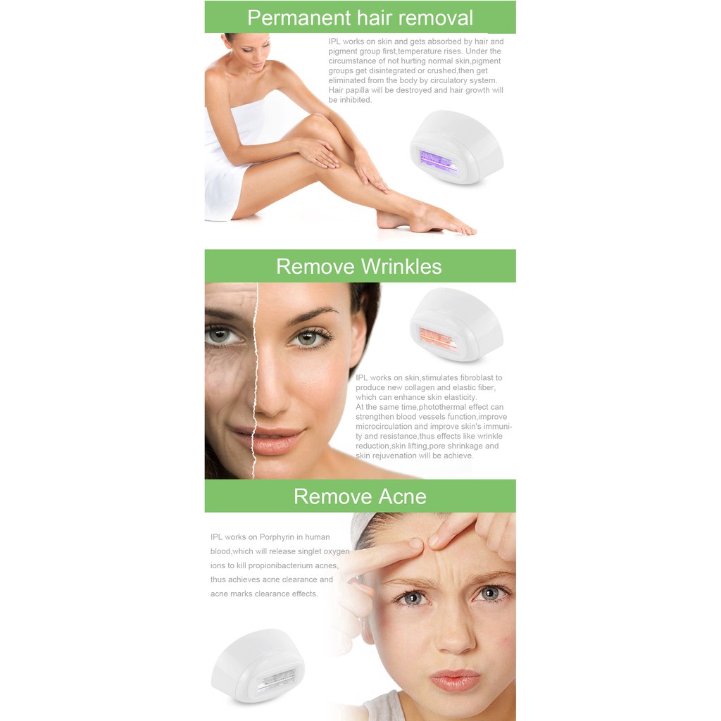 DEESS GP586 Laser Hair Removal Device Bikini Permanent Hair q0hd | Shopee  Thailand
