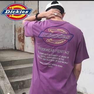 เสื้อยืดคอกลม แขนสั้น ผ้าฝ้าย พิมพ์ลาย Dickies แฟชั่นฤดูร้อน สําหรับผู้ชาย 7310ยืด.สบาย.รัก