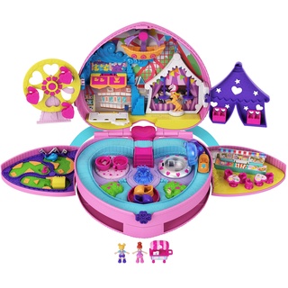 Polly Pocket Theme Park Backpack บ้านตุ๊กตาจิ๋วกระเป๋าสะพายรูปหัวใจ พอลลี่ พ๊อกเก็ต รุ่น GKL60