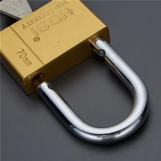 แม่กุญแจล็อค ดอก สีทอง ตัวล็อคเหล็ก 70MM Iron padlockยาวและสั้น กันน้ำคุณภาพสูง กุญแจล็อค กุญแจ กุญแจบ้าน