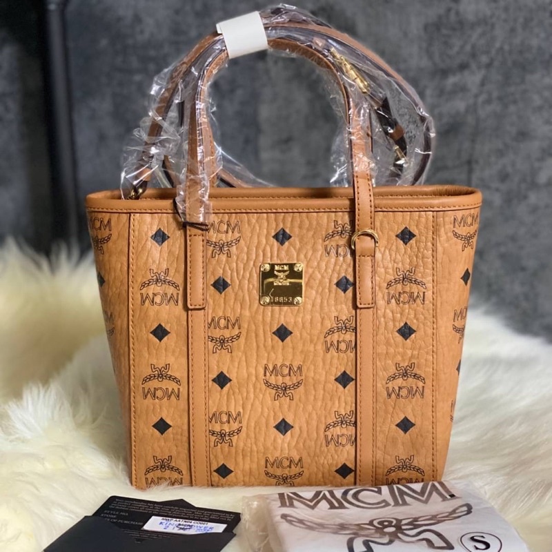 mcm mini toni tote bag