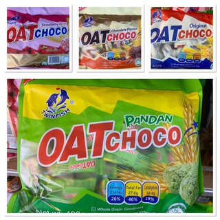 ข้าวโอ๊ตอัดแท่ง Oat Choco 400g/แพ็ค