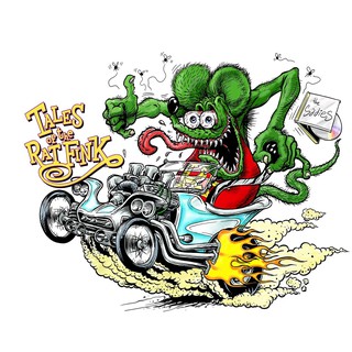 Rat Fink Big Daddy 5 แม่เหล็ก ติดตู้เย็น 5มิล วงดนตรี ของขวัญ ของสะสม แข่งรถ