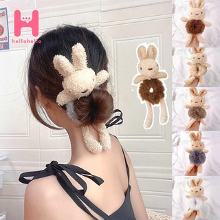 1pcs Korean Cute And Sweet Hair Band Ponytail Hair Tie Little Bear Hairbands Girl Hair Accessories Headdress