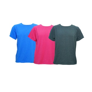 T-Shirt Cotton Spandex เสื้อยืดคอกลม แขนสั้น มี 5 สี ใส่ได้ทั้งชายและหญิง