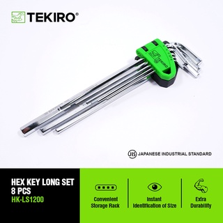 Tekiro Kunci L Set 8 Pcs MM (Panjang) /Kunci L Set / Tools - Alat Perkakas