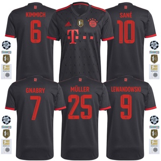 เสื้อกีฬาแขนสั้น ลายทีมชาติฟุตบอล Bayern Munich FC 2022-23 ชุดเหย้า สําหรับผู้ชาย 22 23