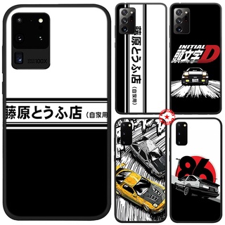 เคสโทรศัพท์มือถือ ซิลิโคนนิ่ม ลาย Initial D EDE1 AE86 สําหรับ Samsung Galaxy Note 9 10 20 S20 Ultra Plus Lite Fe