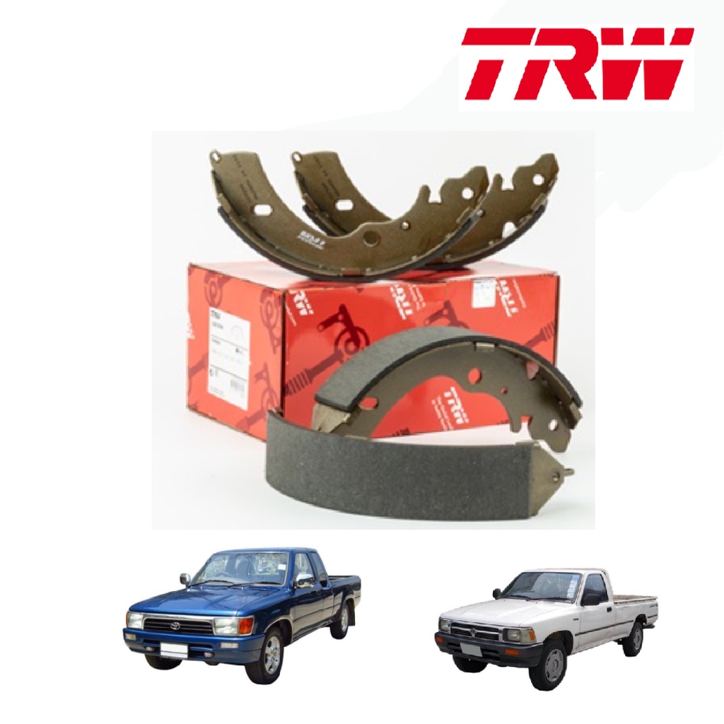TRW ผ้าเบรกหลัง Toyota Mighty X Tiger 2WD Tiger 4WD Sport Rider HILUX HERO ปี 89-04 ก้ามเบรค ดรัมเบรก โตโยต้า