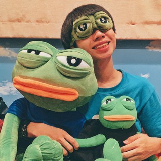 ❤ตุ๊กตากบ Pepe Frog ขนาดใหญ่ 90 ซม. ของเล่น ของขวัญวันเกิด สําหรับเด็ก