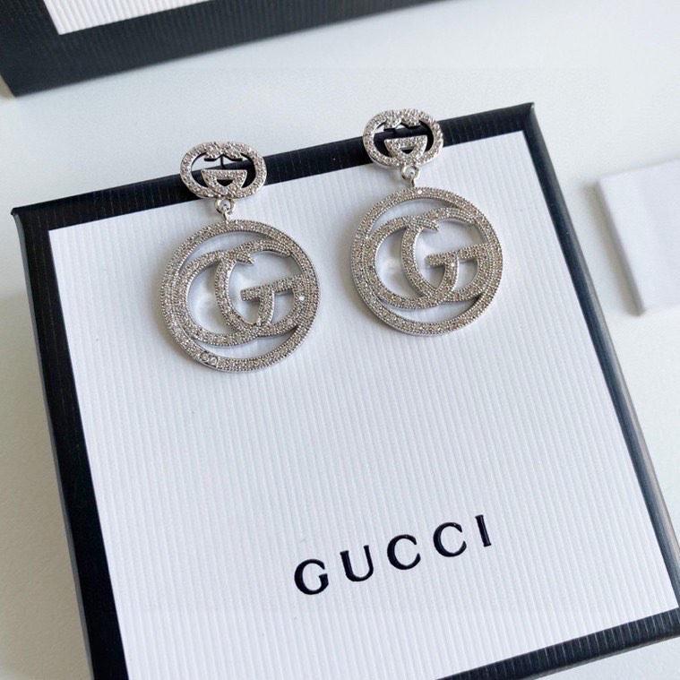 Guqi earrings Gucc1 Gucc1 earrings to create a beautiful to cry because ...