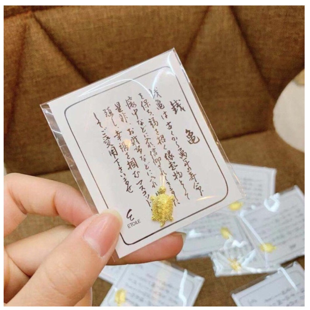 ผู้ให้บริการเต่านําโชคสําหรับแขวนเต่าตํานาน asakusa ทอง