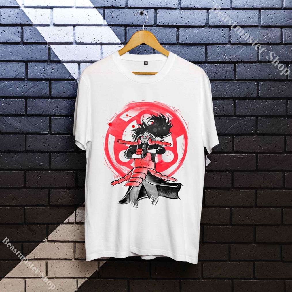 [HOT TSHIRT]- เสื้อยืดสีขาวเสื้อยืด Uchiha Madara - เสื้อนารูโตะ - เสื้อยืด Madara - เสื้อยืด Leader