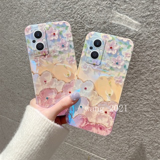 Ready Stock New Phone Case OPPO Reno7 Z Reno7 Pro Reno6 Z Reno6 Pro 5G 4G เคส Casing Shiny Luxurious Rhinestone Flowers All-inclusive Lens Protective Soft Case เคสโทรศัพท์