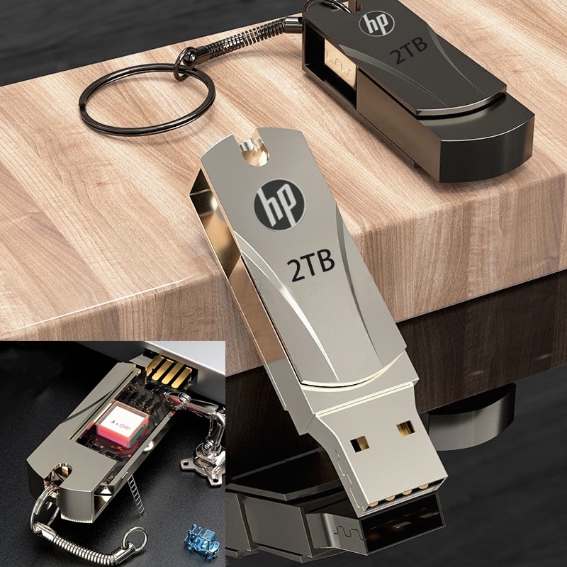 hp แฟลชไดรฟ์ 2TB USB 2.0 Flash Drive Pendrive High Speed Flash Disk ...