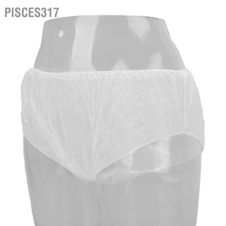 Pisces317 360 Pcs Disposable Underwear Non Woven Comfortable Beauty Salon Sauna Sweat Steam Bath Pants Single Layer Briefs White