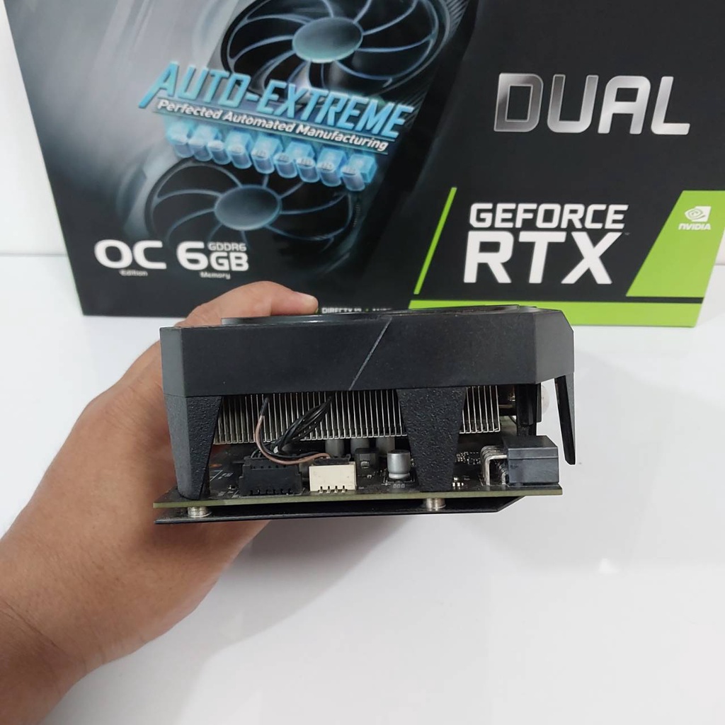 สินค้ามือสอง VGA (การ์ดแสดงผล) ASUS DUAL RTX2060 O6G EVO 6GB GDDR6 ...