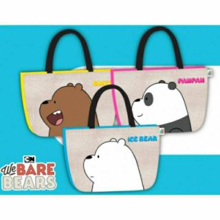 พร้อมส่ง กระเป๋าผ้า We Bear Bear