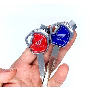 กุญแจเปล่ารถจักรยานยนต์สําหรับ HONDA CLICK BEAT DASH WAVE110i RS150R 100 125 150 c สกู๊ตเตอร์ Moped Magnetically ควบคุมล็อคแม่เหล็ก