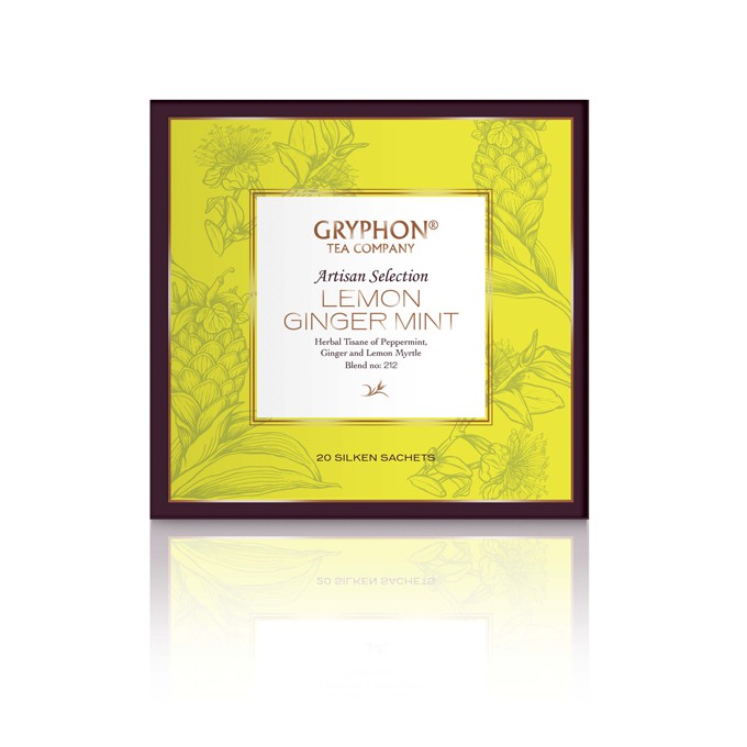 #ชา Gryphon Tea Lemon Ginger Mint#No Caffein#Herbal Tea