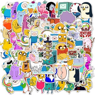 Adventure Time Adventure Time สมบัติการ์ตูนสเก็ตบอร์ดโทรศัพท์มือถือโน้ตบุ๊คสติกเกอร์กันน้ำแบบถอดได้