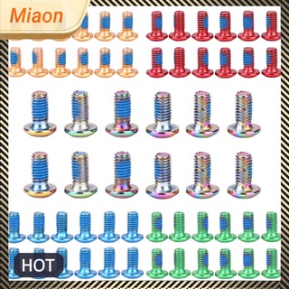 สกรูยึดจานเบรกโรเตอร์ M5X8 มม. T25 สําหรับจักรยาน 12 ชิ้น