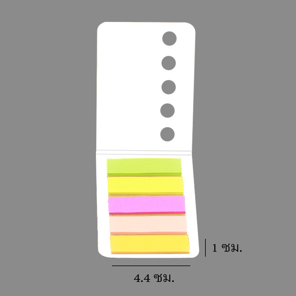 กระดาษโน๊ตกาวในตัว Sticky Note กระดาษบันทึกข้อความแบบพับ 5แถวปกขาว✔️พร้อมส่ง กระดาษโน๊ต จดบันทึก ราคา ถูกที่สุด ดีลบีเคเค แกลเลอรีภาพที่ 2