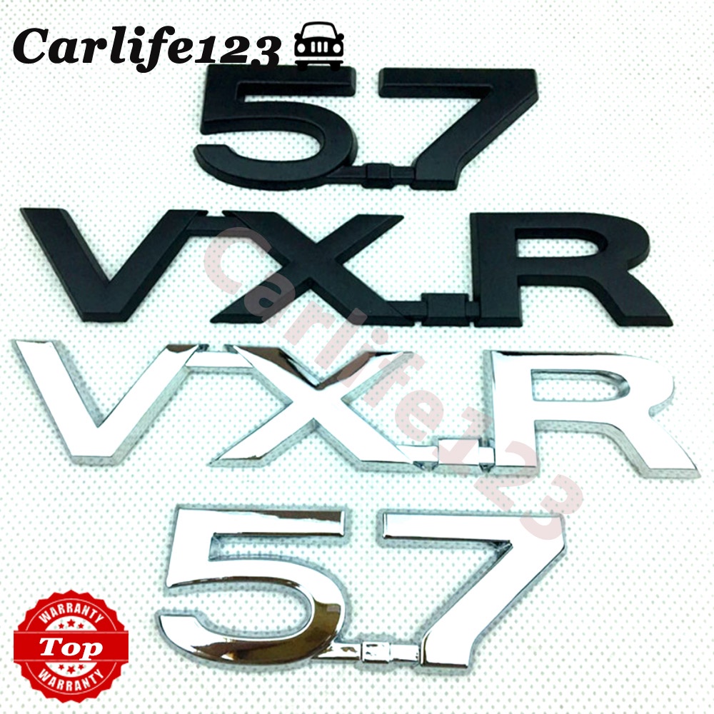 Toyota FJ Cruiser VXR V8 5.7 Displacement Logo Emblem Car Sticker Badge