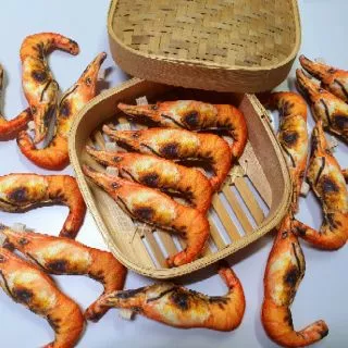 พวงกุญแจกุ้งเผา bringmehug พวงกุญแจอาหาร พวงกุญแจของชำร่วย พวงกุญแจของฝาก พวงกุญแจของขวัญ