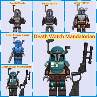 บล็อกตัวต่อเลโก้ รูปนาฬิกา Death Watch Mandalorian ขนาดเล็ก ของเล่นสําหรับเด็ก