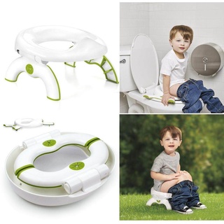 ฝารองนั่งชักโครกเด็ก + ห้องน้ำพกพา 2-IN-1 GO POTTY  With Travel Bag รุ่น 2in1GoPotty-1Jun-J1