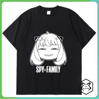 เสื้อยืดแขนสั้น พิมพ์ลายกราฟฟิค คอสเพลย์อนิเมะ Spy X Family Anya Forger แฟชั่นฤดูร้อน สําหรับผู้ชาย และผู้หญิง