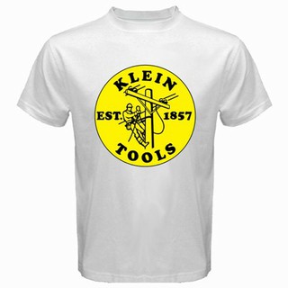 เสื้อยืดคอกลมเสื้อยืดลายกราฟฟิก Klein Tool Power Hand LogoS-5XL