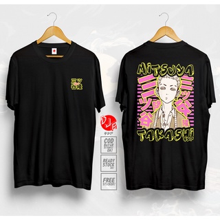 เสื้อยืด พิมพ์ลายการ์ตูนญี่ปุ่น MITSUYA TAKASHI TOKYO MANJI GANG TOKYO REVENGERS DJA สไตล์ญี่ปุ่น