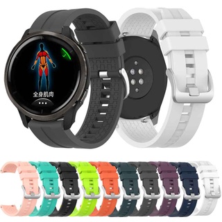 สายนาฬิกาข้อมือซิลิโคน 22 มม. อุปกรณ์เสริม สําหรับ Garmin Venu 2 Vivoactive 4 GarminActive Forerunner 745