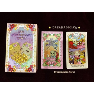 Cute Rabbit Tarot ไพ่ยิปซีกระต่ายน้อย ไพ่ยิปซีแท้ลดราคา ไพ่ยิปซี ไพ่ทาโร่ต์ ไพ่ออราเคิล Tarot Oracle Card Deck