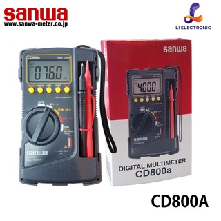 SANWA CD800A ดิจิตอลมัลติมิเตอร์ CD800a ญี่ปุ่นแท้ cd800 digital multimeter