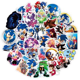 Sonic the Hedgehog สติกเกอร์กันน้ำรูปแบบที่แตกต่างกัน, 50 ชิ้น